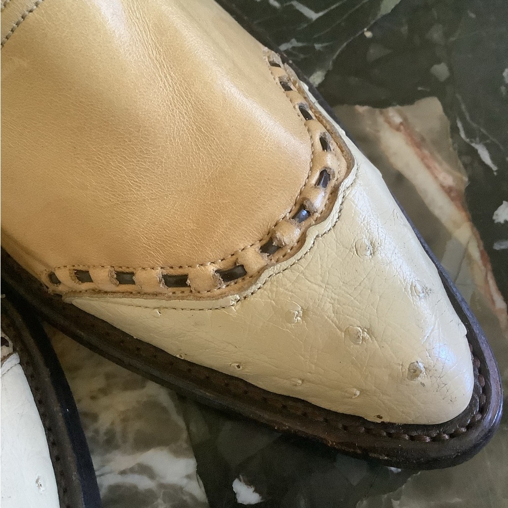Vintage Tony lama exotic full ostrich quill western women’s cowboy boots sz 9.5 - Picture 7 of 10